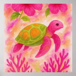 Poster Tortue de mer