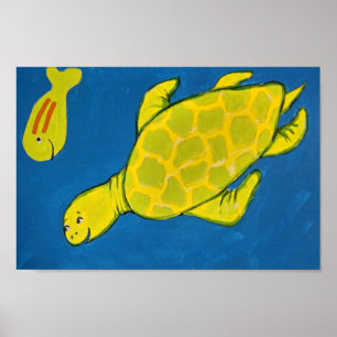 Poster Tortue de mer