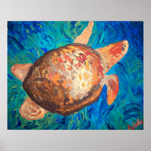 Poster "Tortue de mer"
