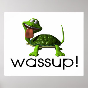 Poster Tortue Wassup