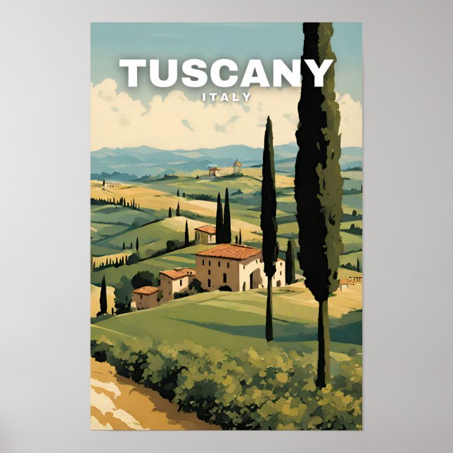 Poster Toscane (Devant)
