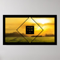 Toscane Italie Sunset Art Paysage Photographie