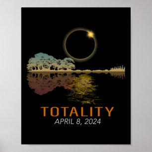 Poster Total Solaire Eclipse Chemise Totalité Eclipse Gui