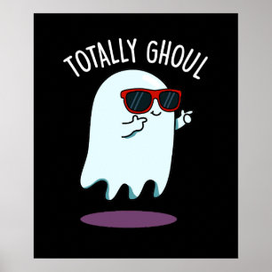 Poster Totalement Ghoul Funny Halloween jeu de fantôme BG