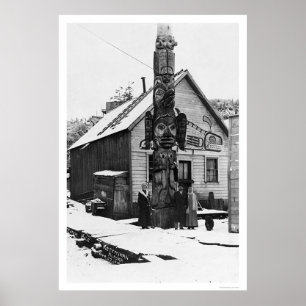 Poster Totem géant Ketchikan 1913