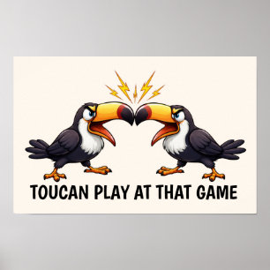 Poster Toucan drôle