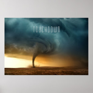 Poster Touchdown de tornade