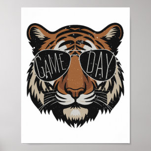 Poster Touchdown Match de Football Américain Jour de Than
