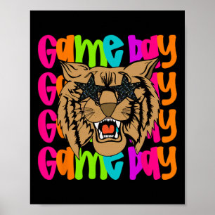 Poster Touchdown Match de Football Américain Jour de Than