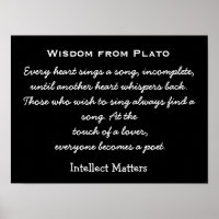 Touche d'un amant - Citation de Platon - impressio