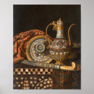 Poster Toujours la vie avec un pot de café   Max Schödl