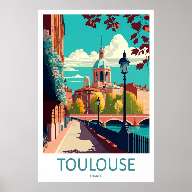 Poster Toulouse France (Devant)