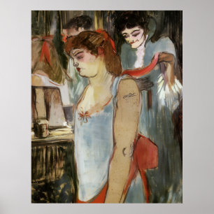 Poster Toulouse-Lautrec - La Femme Tatouée