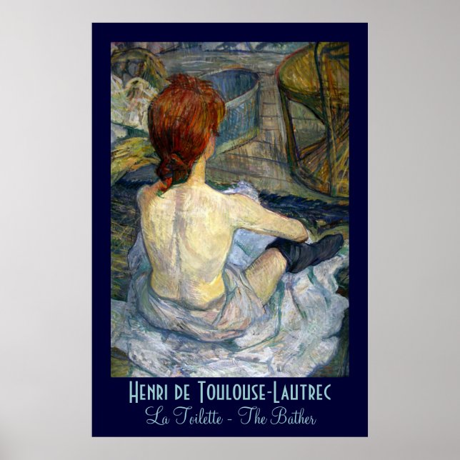 Poster Toulouse-Lautrec : La Toilette (Devant)