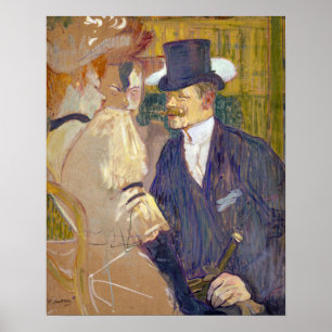 Poster Toulouse-Lautrec - L'Anglais au Rouge