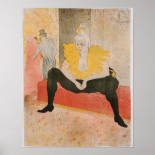 Poster Toulouse-Lautrec - Mademoiselle Cha-u-kao Seated