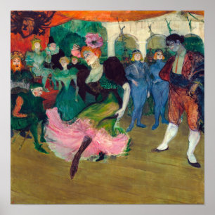 Poster Toulouse-Lautrec - Marcelle Lender, dansant le Bol