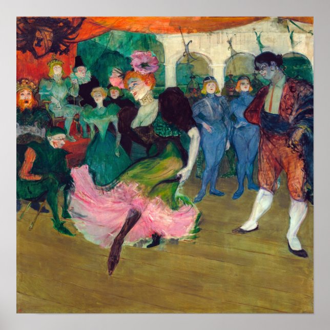Poster Toulouse-Lautrec - Marcelle Lender, Danse Bolero (Devant)