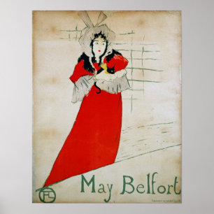 Poster Toulouse-Lautrec - May Belfort