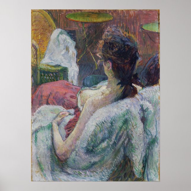 Poster Toulouse-Lautrec - Repose Du Modèle (Devant)