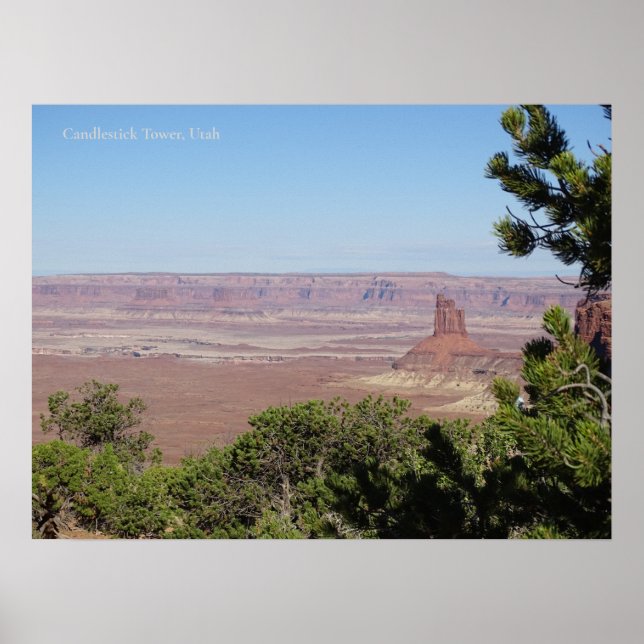 Poster Tour à bougies dans le Parc national des Canyons (Devant)