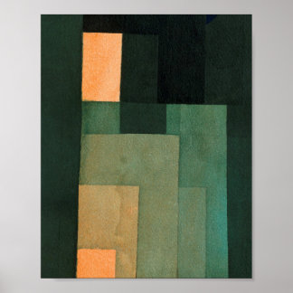 Poster Tour à Orange et Vert : Paul Klee 1922
