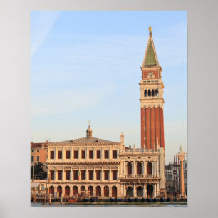 Poster Tour Bell, Piazza San Marco, Venise