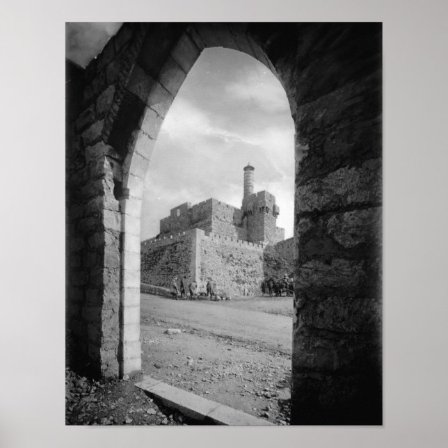 Poster Tour de David à Jérusalem (Devant)