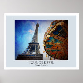 Poster Tour de Eiffel Paris