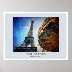 Poster Tour de Eiffel Paris