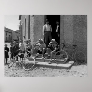 Poster Tour de France 1921 Après l'étape Heure de la bièr