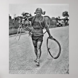 Poster Tour de France 1928 Étape 7 Italien Giusto Cerutti