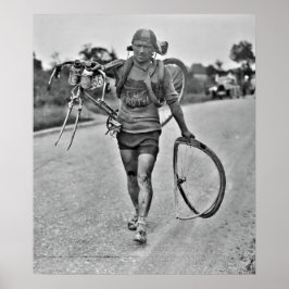 Poster Tour de France 1928 Étape 7 Italien Giusto Cerutti