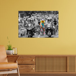 Poster Tour de France Jaune Jersey Peloton Course cyclist