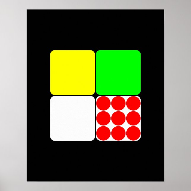 Poster Tour de France Jerseys 3 Noirs (Devant)