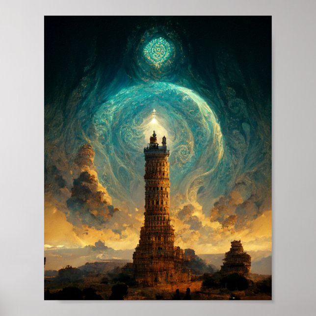 Poster Tour de guet de l'affiche d'Imaginaire des dieux (Devant)