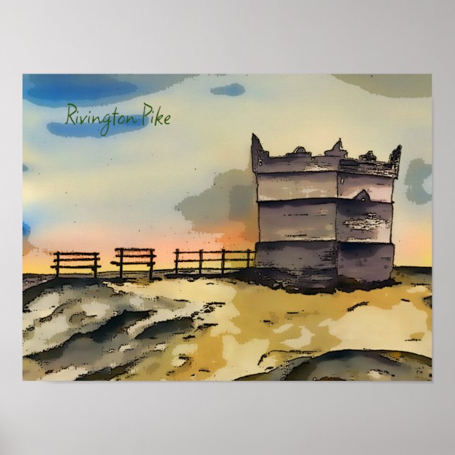 Poster Tour de guet Rivington Pike (Devant)