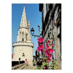 Poster Tour de La Lanterne, La Rochelle, France