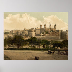 Poster Tour de Londres, Londres, Angleterre