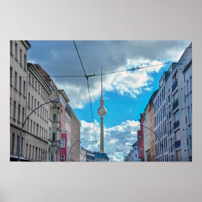 Poster Tour de télévision, Berlin, Allemagne (Devant)