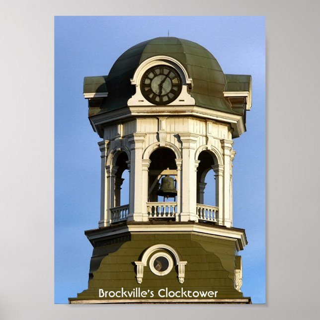 Poster Tour d'horloge de Brockville (Devant)