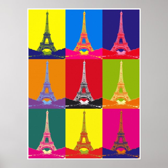 Poster Tour Eiffel (Devant)