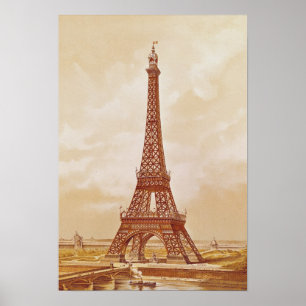 Poster Tour Eiffel, 1889