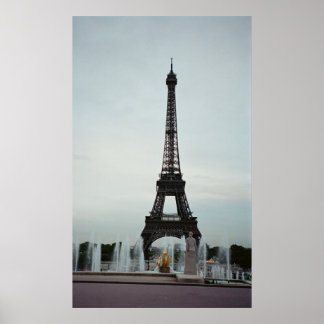 Poster Tour Eiffel - Paris, France