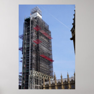 Poster Tour Elizabeth - Big Ben Rénovation 2019