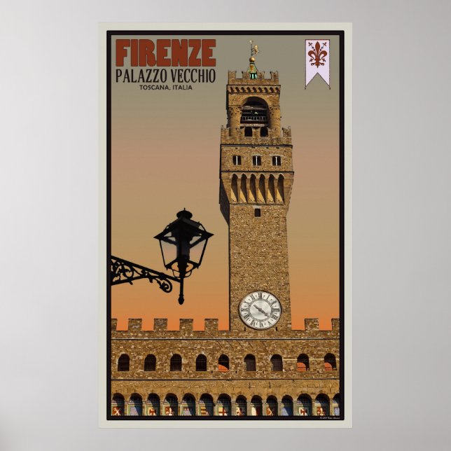 Poster Tour Palazzo Vecchio (Devant)