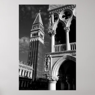 Poster Tour San Marco de Venise & Palais des Doges