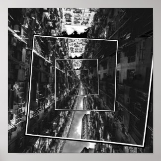 Poster Tourbillonnant vers l'infini