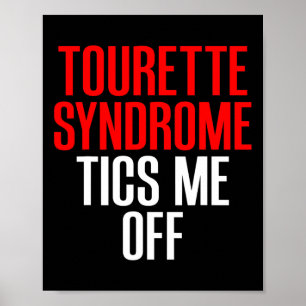 Poster Tourettes de sensibilisation au syndrome Tourettes