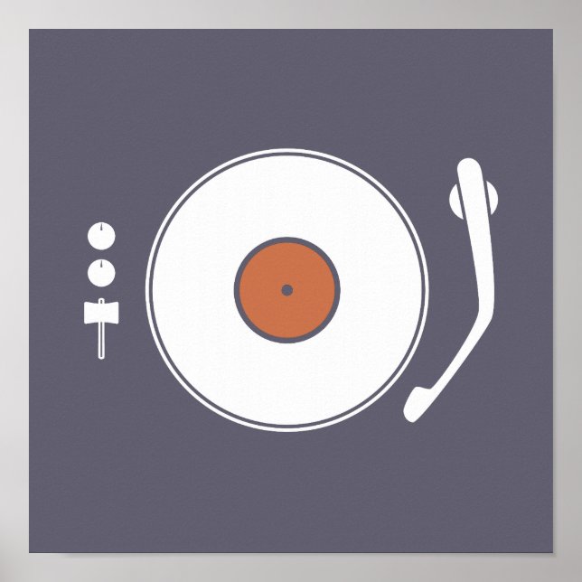 Poster Tourne-disque (Devant)